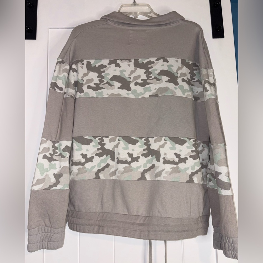Simply Southern Camo Quarter Zip Pullover - Picture 3 of 6